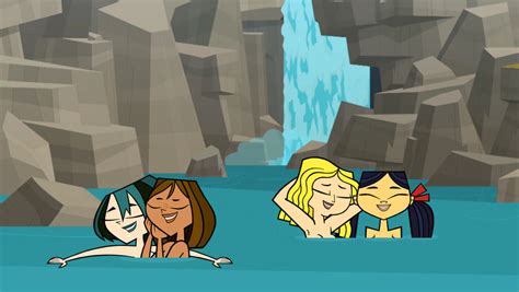 lesbian skinny dipping